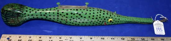 2007 Lee Baldwin Signed & Dated 17' Pike Ice Fishing Pole