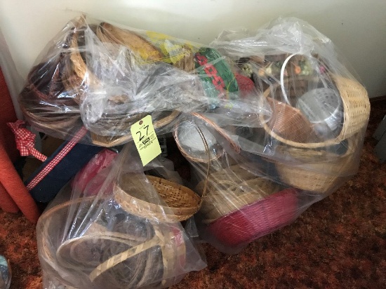 (3) Bags Of Assorted Baskets