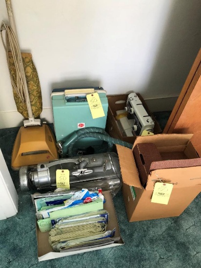 Hoover, Electrolux Vacuums, Necchi Sewing Machine, Small TV
