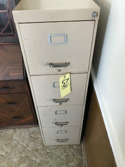(2) 4 d-Drawer File Cabinets, (1) 2-Drawer File Cabinet