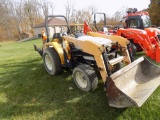 CUB CADET 7305 COMPACT DIESEL 4X4 TRACTOR W/LOADER AND BACKHOE