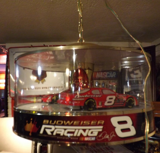 Budweiser Racing Dale Jr. Nascar Globe Hanging Globe Light