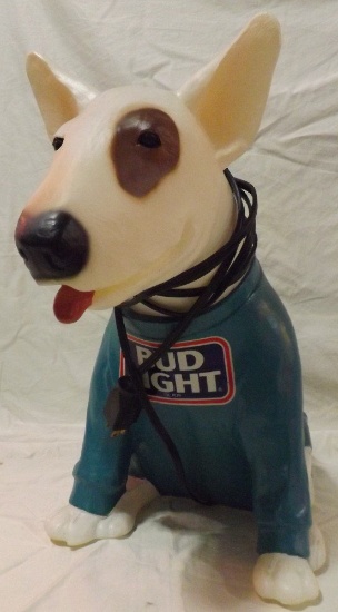 1986 Bud Light Spuds McKenzie Lighted Dog