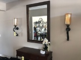 Gold framed mirror 30