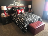 Ohio State themed bedroom set