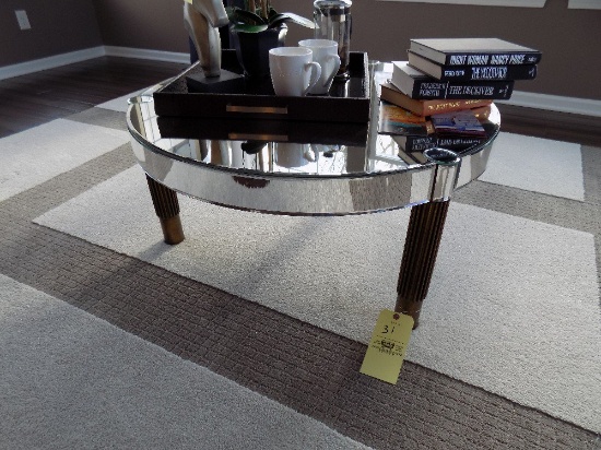 Uttermost mirrored coffee table