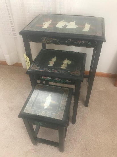 Oriental stack tables