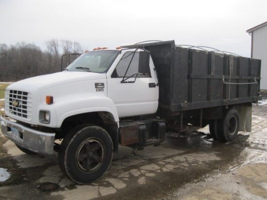 1997 CHEVY C6500 DUMP TRUCK