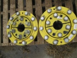 PAIR OF 10 BOLT HUBS WITH JD4440 WEDGES