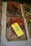 2 Boxes Of Pipe Wrenches