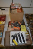 3 Boxes Of Roof Cables & Chainsaw Chain