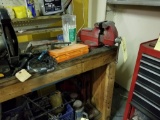 Workbench with Vise and Misc. Hardware