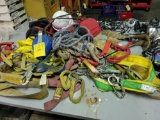 Pile of Rope, Block and Tackle, Lights, Etc.