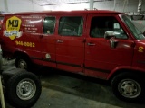 1996 GMC 3500 Van with Hydromaster Slide-in Carpet Cleaning Machine, 108,800 Miles