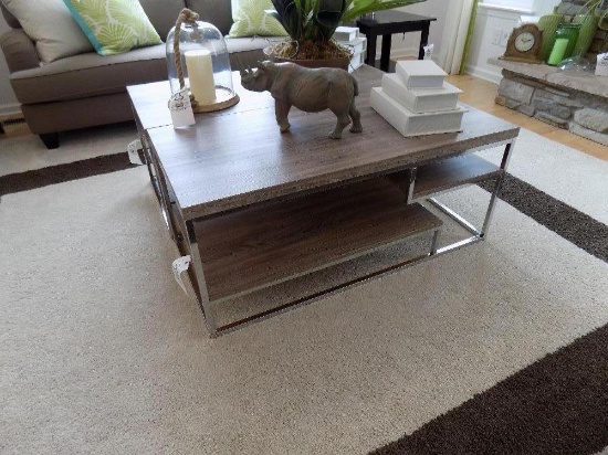 Coaster Coffee Table with Shelves
