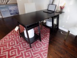 Coaster Black Finish Desk (Additional Item Added at Second Location)