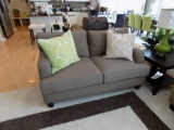 Two-Cushion Loveseat with Accent Pillows