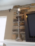 Pair of Metal Candle Sticks