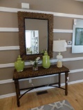 Uttermost Foyer Stand with Matching Mirror