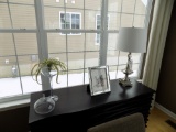 Table Lamp, Vase and Frame