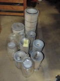 11 Large Assorted Filters