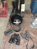 Bieffe Helmet - Size 10 Slip Boots - Binoculars