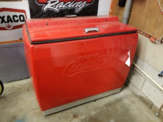 Coke reach-in cooler