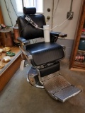 Chrome barber chair