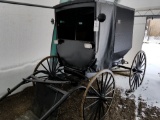 Amish enclosed buggy w/LED lights