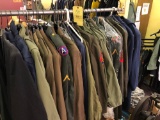 Rack Of Military Uniforms