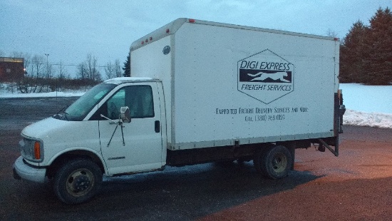 2000 Chevy Express 3500 Box Truck