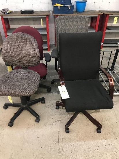 (4) Office Chairs *Damaged*