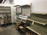 Section Of Metal Shelving 50