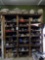 Contents of Shelves inc. Neons, C Clamps, Bolt Stock, Ammo Cans & Hand Tools
