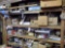 Contents of Shelf inc. Fluorescent Lights, Acetylene Hoses, Electrical boxes