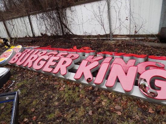 (3) Burger King Signs
