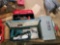 Makita ele. sawzall, toolbox with wrenches, switch box