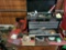 Waterloo toolbox and contents incl wrenches, sockets, plus table