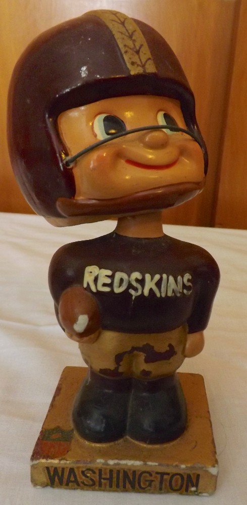 Washington Redskins NFL Bobblehead, Square Gold