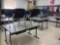 16 student desks and 32 chairs.