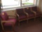 Waiting room seating, office chair.