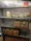 Five sections of freezer shelving