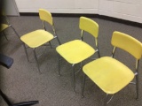 38 yellow student chairs
