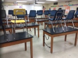 15 tables and 30 chairs.