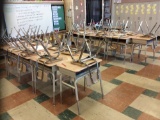 26 student desk, 26 chairs