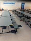 Six cafeteria tables