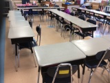 27 desks and chairs