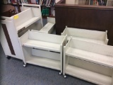5 rolling bookcarts