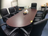 Conference table with 8 chairs
