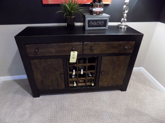 Ashley Furniture server cabinet with wine storage